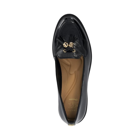 Dune Ladies Wf Grape - Wide Fit Patent Tassel Loafers