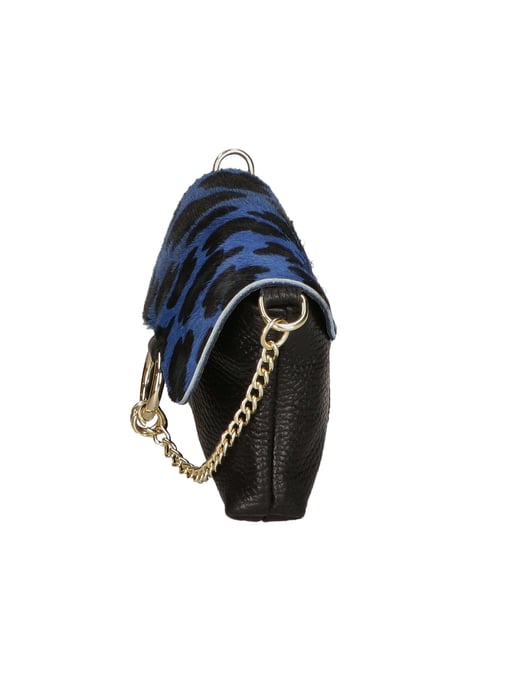 Gave Lux Clutch bag women LEOPARD BLU