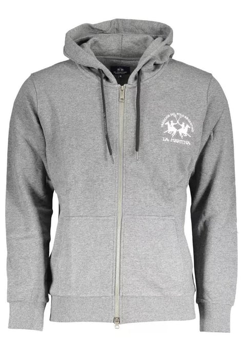 La Martina Men's Gray Cotton Sweater