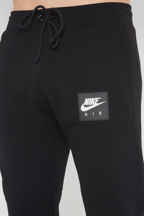 Nike Air Mens Fleece Joggers In Black - Image 3