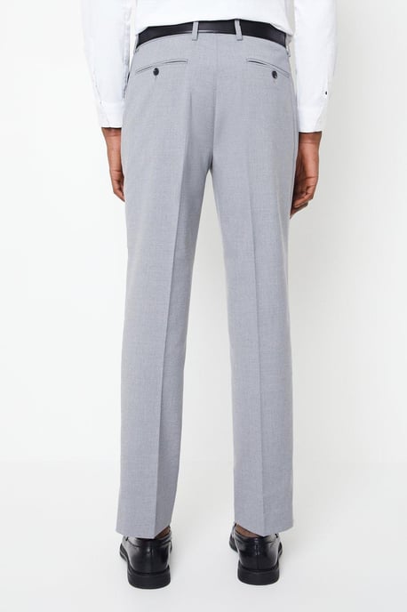 Tailored Fit Light Grey Essential Suit Trousers