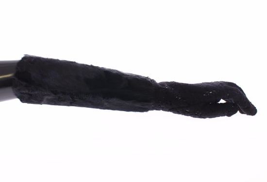 Dolce & Gabbana Black Lace Wool Lambskin Fur Elbow Women's Gloves - Image 2