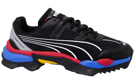 Puma Nitefox Offroad Black Low Lace Up Mens Running Trainers 371498 01