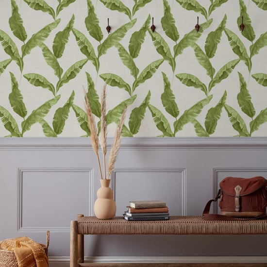 Plantain Botanical Printed Wallpaper