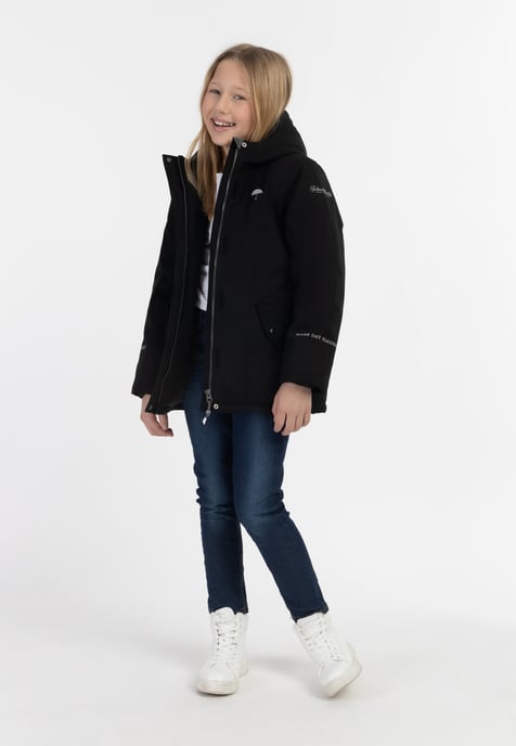 Schmuddelwedda Winter jacket Girls black - Image 2