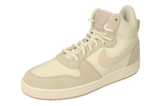 Nike Womens Court Borough Mid Prem White Trainers - Image 1