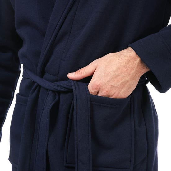 Men's Lyle And Scott Matthew Dressing Gown in Navy - Image 5