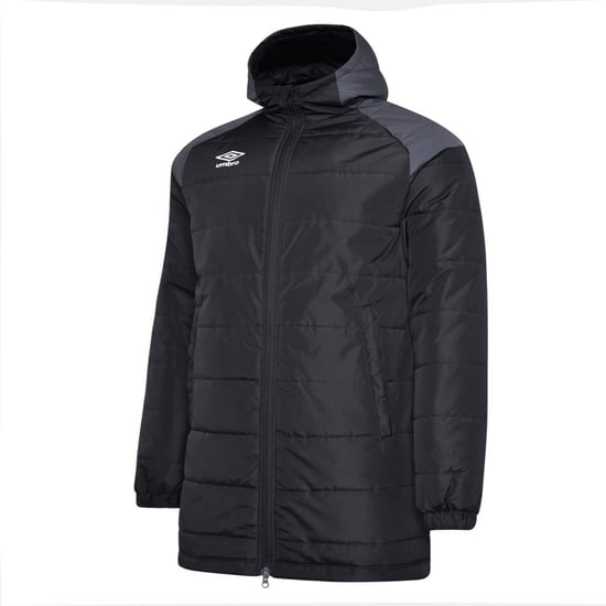 Umbro Gewatteerd herenjack (Zwart/Koolstof) - Image 1