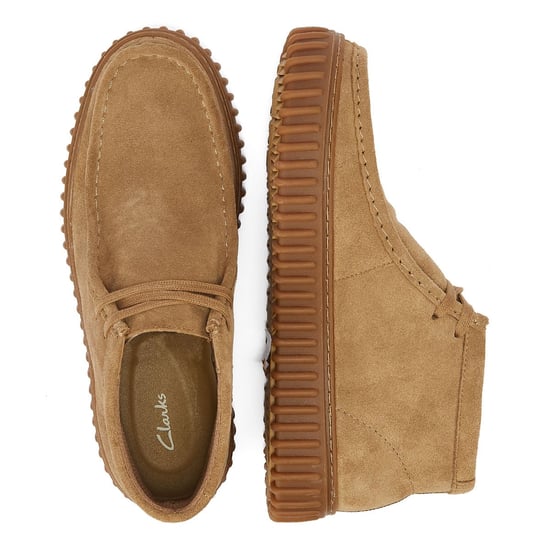 Clarks Torhill Hi Suede Heren Bruin Laarzen - Image 6