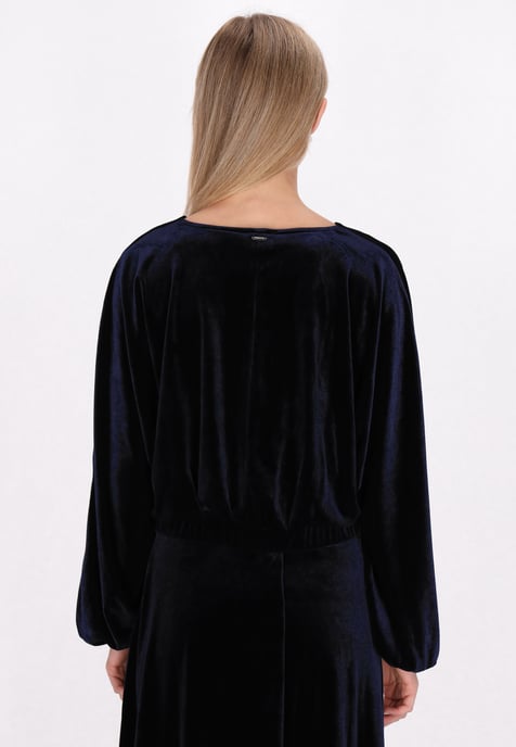 Dreimaster Blouse Dames marine - Image 4