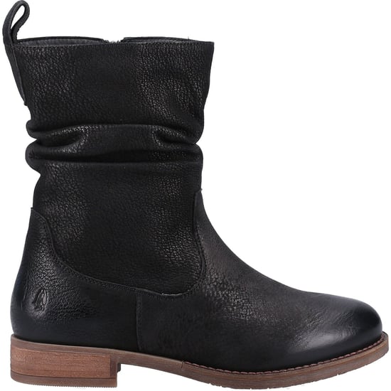 Hush Puppies Emilia Läder Dam Svarta Kängor - Image 4