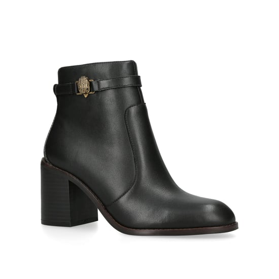 Kurt Geiger London Leather Shoreditch Block Ankle B Boots