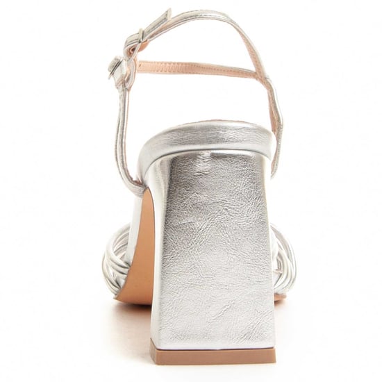 Montevita Heel Sandal Sanndal16 i Silver - Image 6