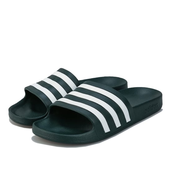 Men's adidas Adilette Aqua Slide Sandals in Green - Image 4
