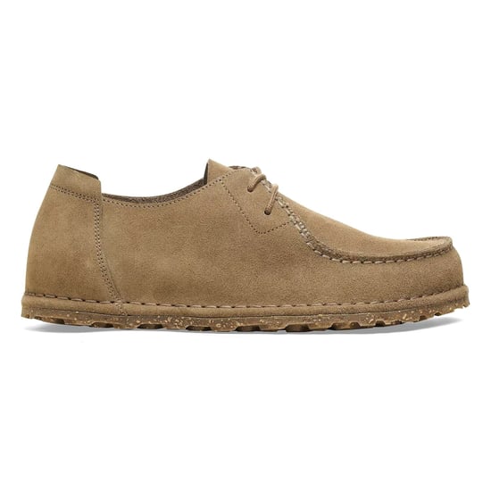 Birkenstock Utti Suede Heren Veterschoenen Taupe - Image 3