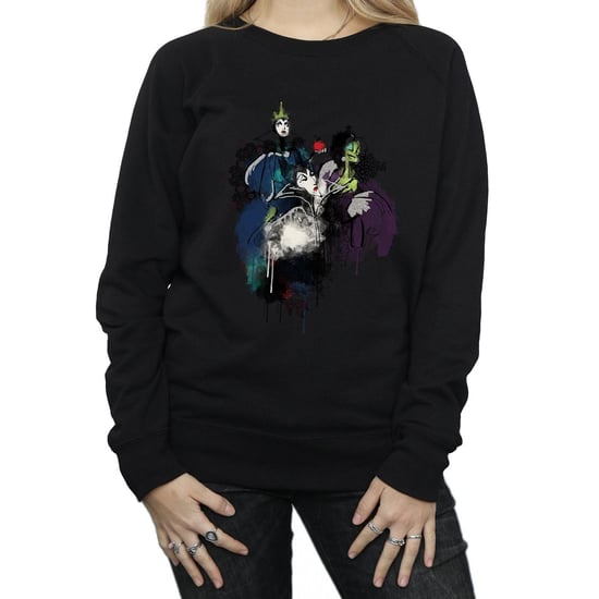 Disney Womens/Ladies Villains Sweatshirt (Black)