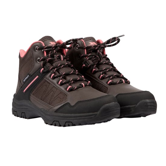 Trespass Womens/Ladies Lyre Waterproof Walking Boots (Dark Brown)
