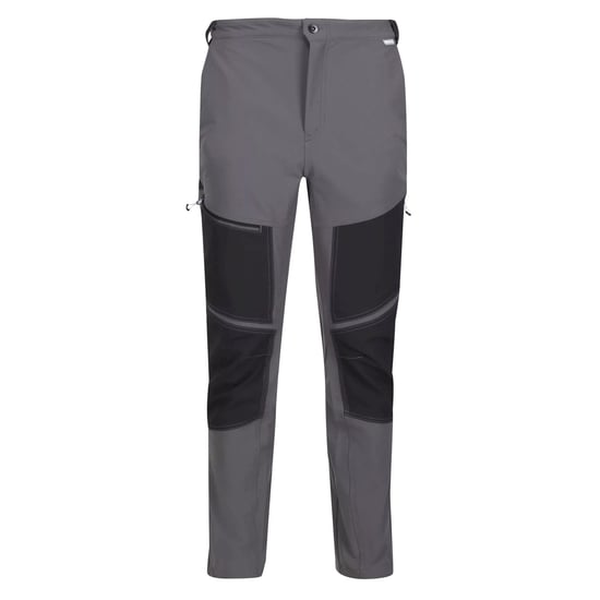 Regatta Mens Questra IV Hiking Trousers (Dark Grey/Black)