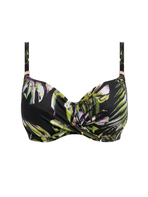 Palm Valley Full Cup Bikini Top Black