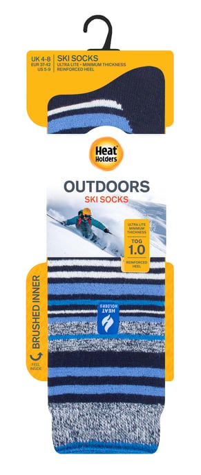 HEAT HOLDERS LITE - Termiska ultratunna funkiga skidstrumpor för herrar - Image 2