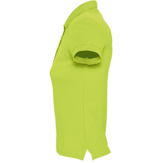 SOLS Dames/dames Passion Pique Poloshirt met korte mouwen (Appelgroen) - Image 3
