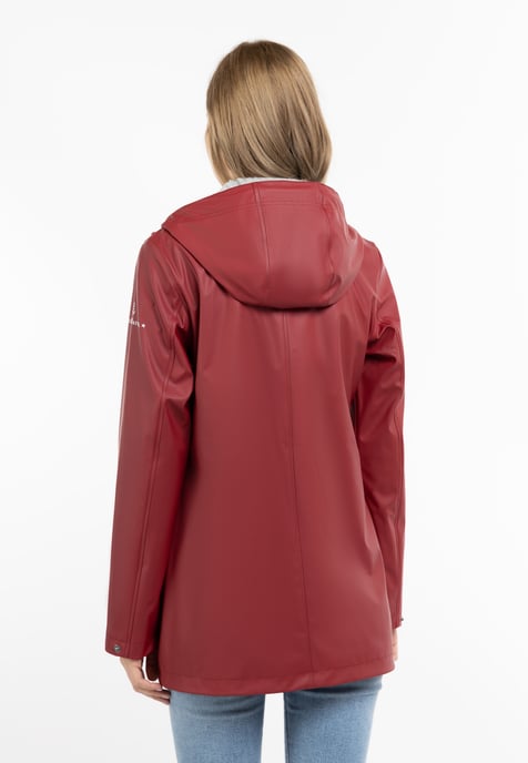 Dreimaster Regenjas Dames donkerrood - Image 4