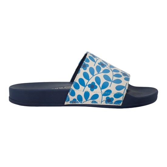 Regatta Dames/Dames Orla Kiely Jasmine Bloem Sliders (Blauw) - Image 1