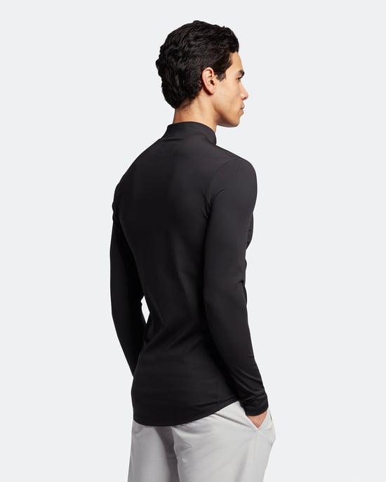 Lyle & Scott – Tekniskt underställ i svart - Image 3