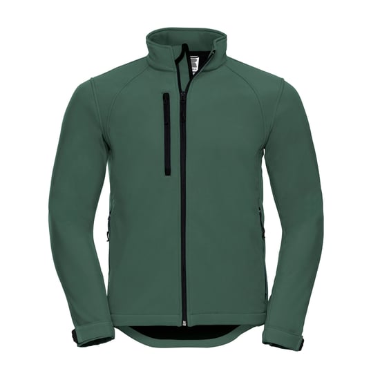 Russell Soft Shell-jacka för män (Flaskegrön) - Image 1