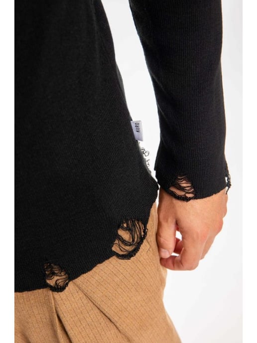 Takeshy Kurosawa Pullover Breaks Men's Black - Image 5