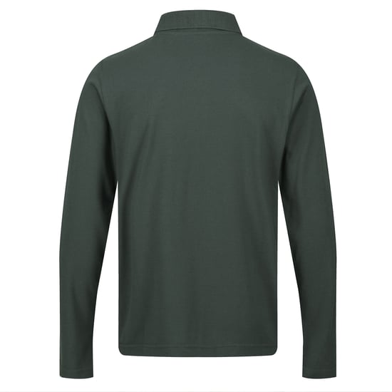 Regatta Mens Pro Long-Sleeved Polo Shirt (Dark Green)