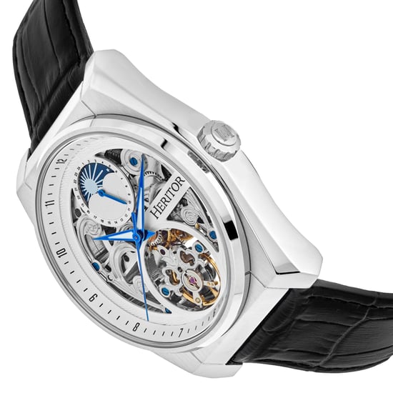 Heritor Automatische Daxton Semi Skeleton Horloge - Image 3