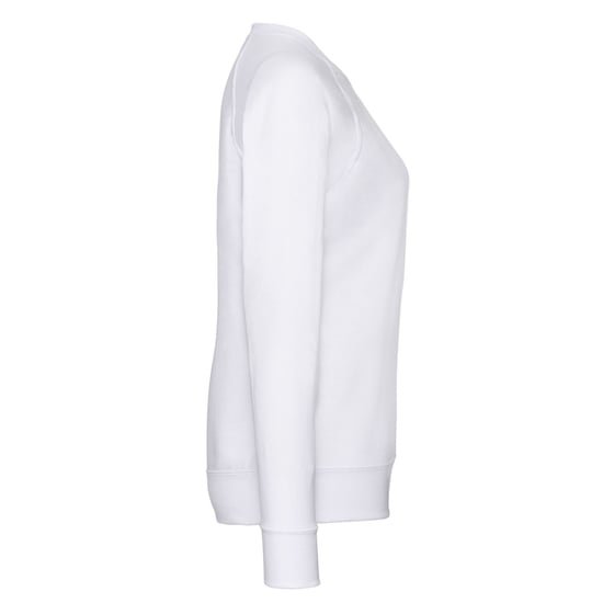 Fruit of the Loom Dames/Dames Lichtgewicht Lady Fit Raglan Sweatshirt (Wit) - Image 3