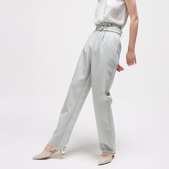 Belted carrot pants - Image 1