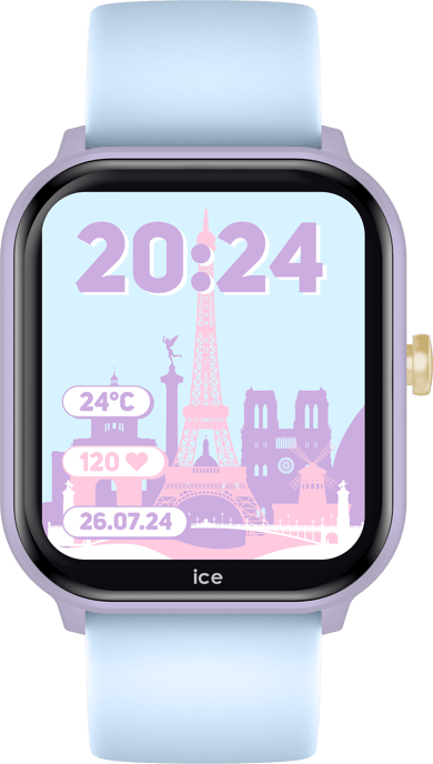 Ice Watch Ice Smart Junior 2.0 - Purple - Soft Blue Child's Blue Watch 022801 - Image 1
