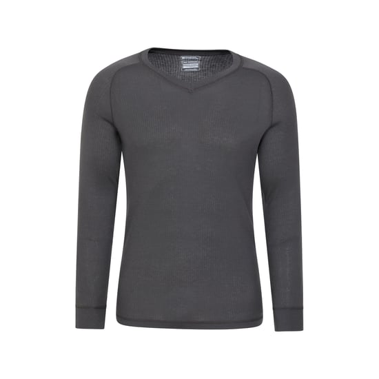 Mountain Warehouse Heren Talus V Hals Thermo Top (Grijs) - Image 1