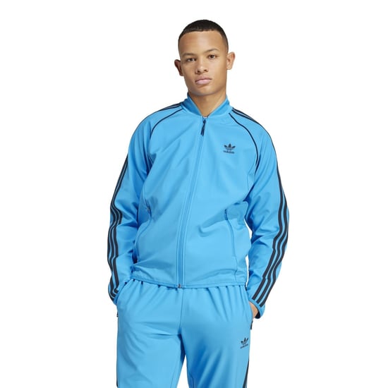 Men's adidas Originals SST Bonded Track Top in Blue
