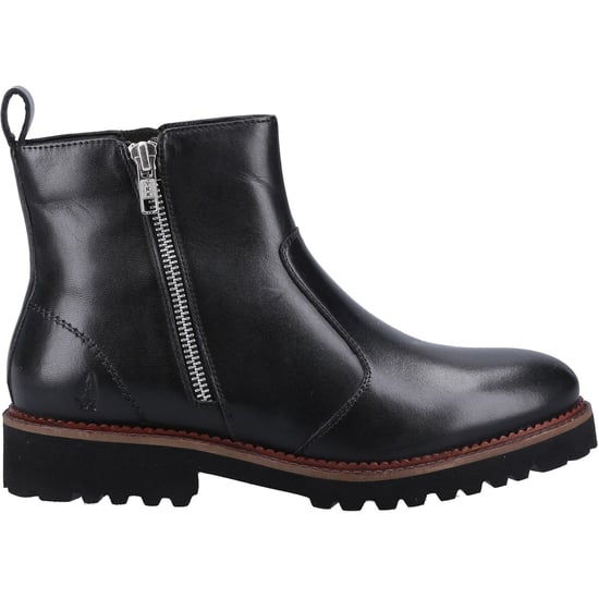 Hush Puppies Grace Suède Vrouwen Laarzen met Ritssluiting Zwart - Image 4