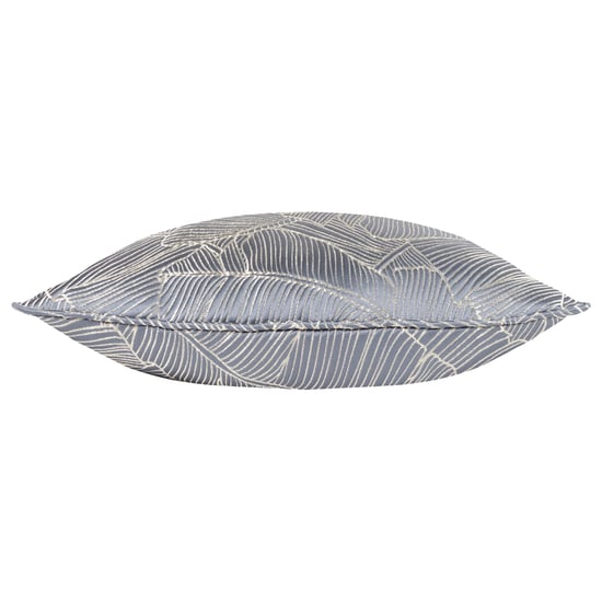 Wylder Tropics Seymour Embroidered Jacquard Satin Piped Polyester Filled Cushion - Image 2