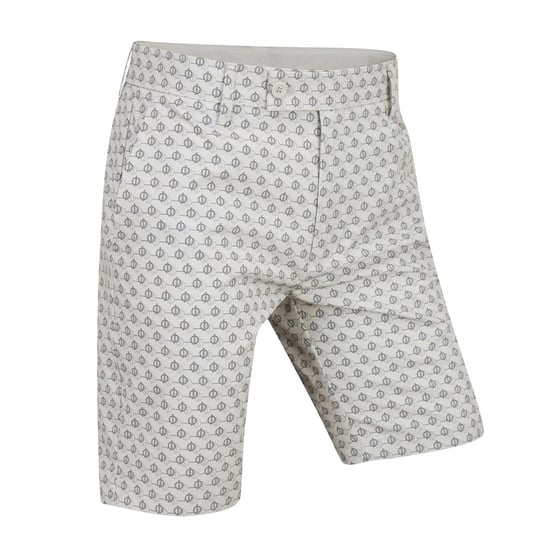 Oscar Jacobson Mens Dunbar All-Over Print Shorts (Lunar Grey) - Image 1