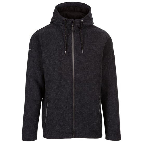 Trespass Mens Sheelane Marl Fleece Jacket (Black)