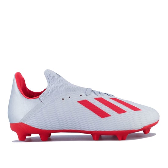 Boy's adidas Junior X 19.3 FG Football Boots in Silver