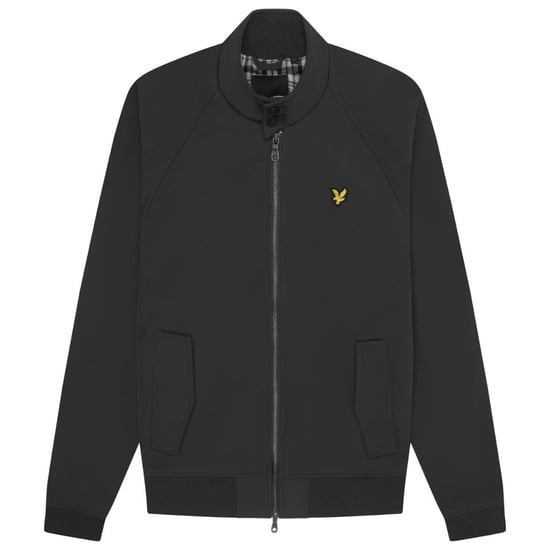 Lyle & Scott Branded Emblem Gunmetal Grey Soft Shell Jacket - Image 1