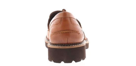 Hush Puppies Womens Shoes Loafers Flat Ginny Leather Slip On tan - Image 4