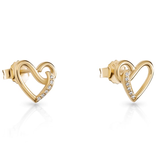Orphelia 'Ida' Women's 925 Sterling Silver Stud Earrings - Gold ZO-7521/G - Image 5