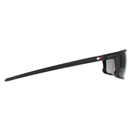 Tommy Hilfiger Rectangle Mens Matte Black Grey Polarised  TH 1914/S