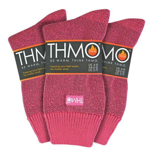 THMO - 3 Pack Multipack Ladies Tjocka Vintervarma Strumpor med Comfort Top - Image 1