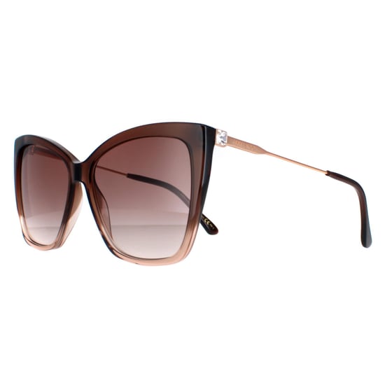 Jimmy Choo Seba/S 0MY/HA bruin gearceerde beige zonnebril met kleurverloop - Image 2
