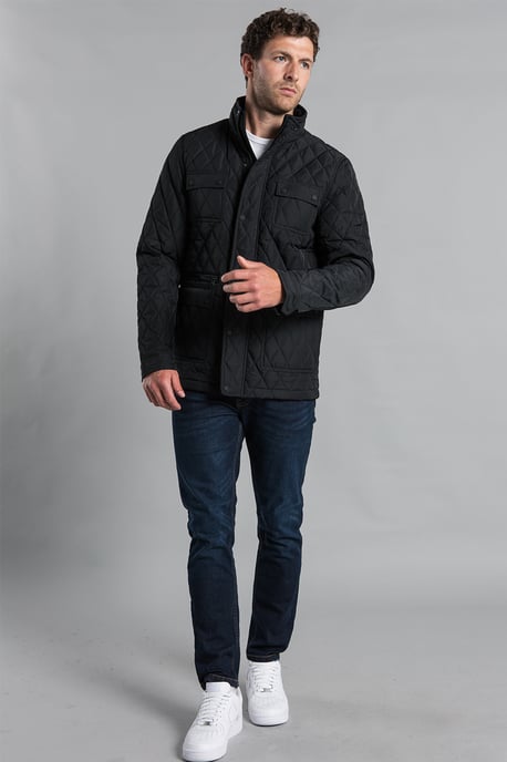 Black Diamond Quilted Jacket