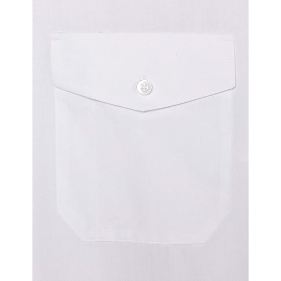Premier Heren Korte Mouw Piloot Werk Shirt (Wit) - Image 3